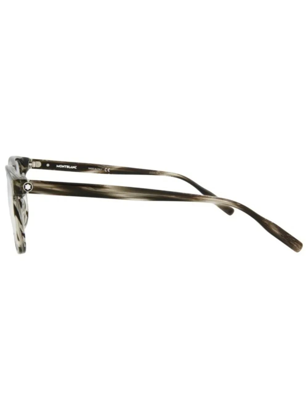 New Montblanc Women's Eyeglasses Square Rectangle Acetate Frame Mens Grey Grey